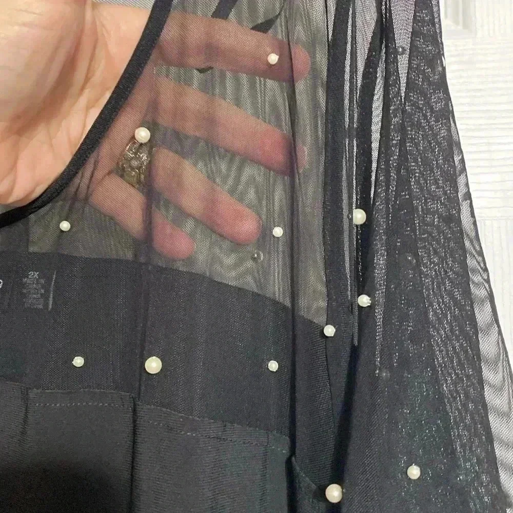 Nina Leonard black beaded dress - Picture 11 of 11